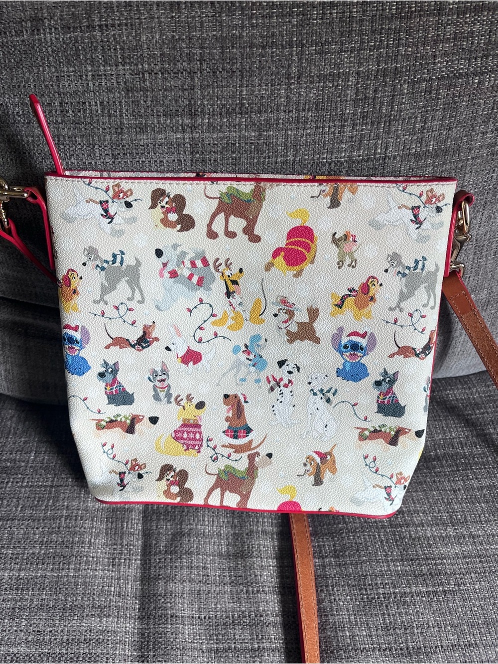 Disney Dooney and Bourke Santa Paws Crossbody - Picture 3 of 6